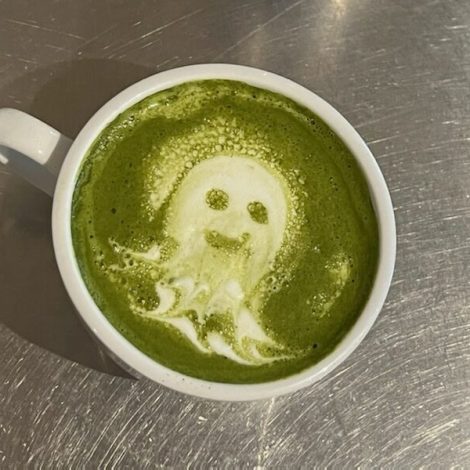 The Green Octopus Matcha Latte @ Hillcrest Coffee